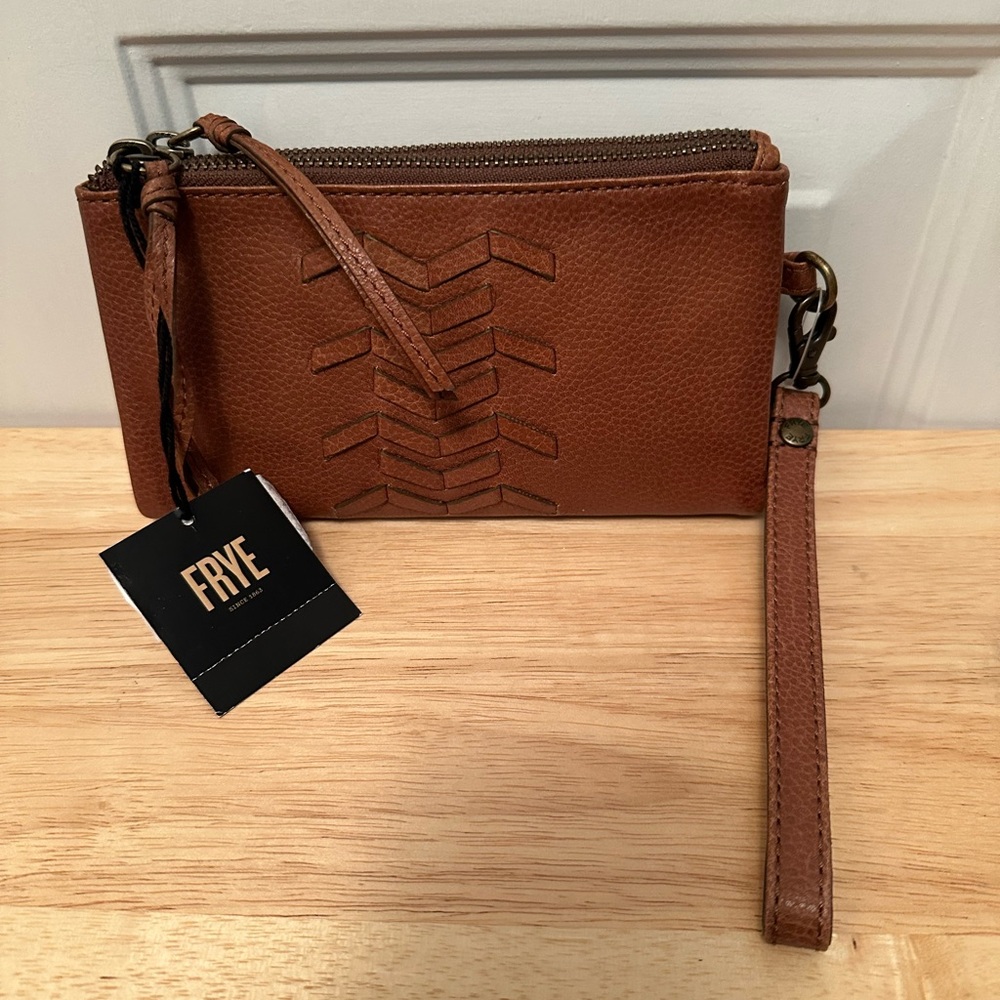 Frye Brown Leather Wallet NWT